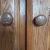 Small varnished wooden buffet