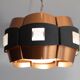 Danish hanging lamp copper Werner Schou for Coronell