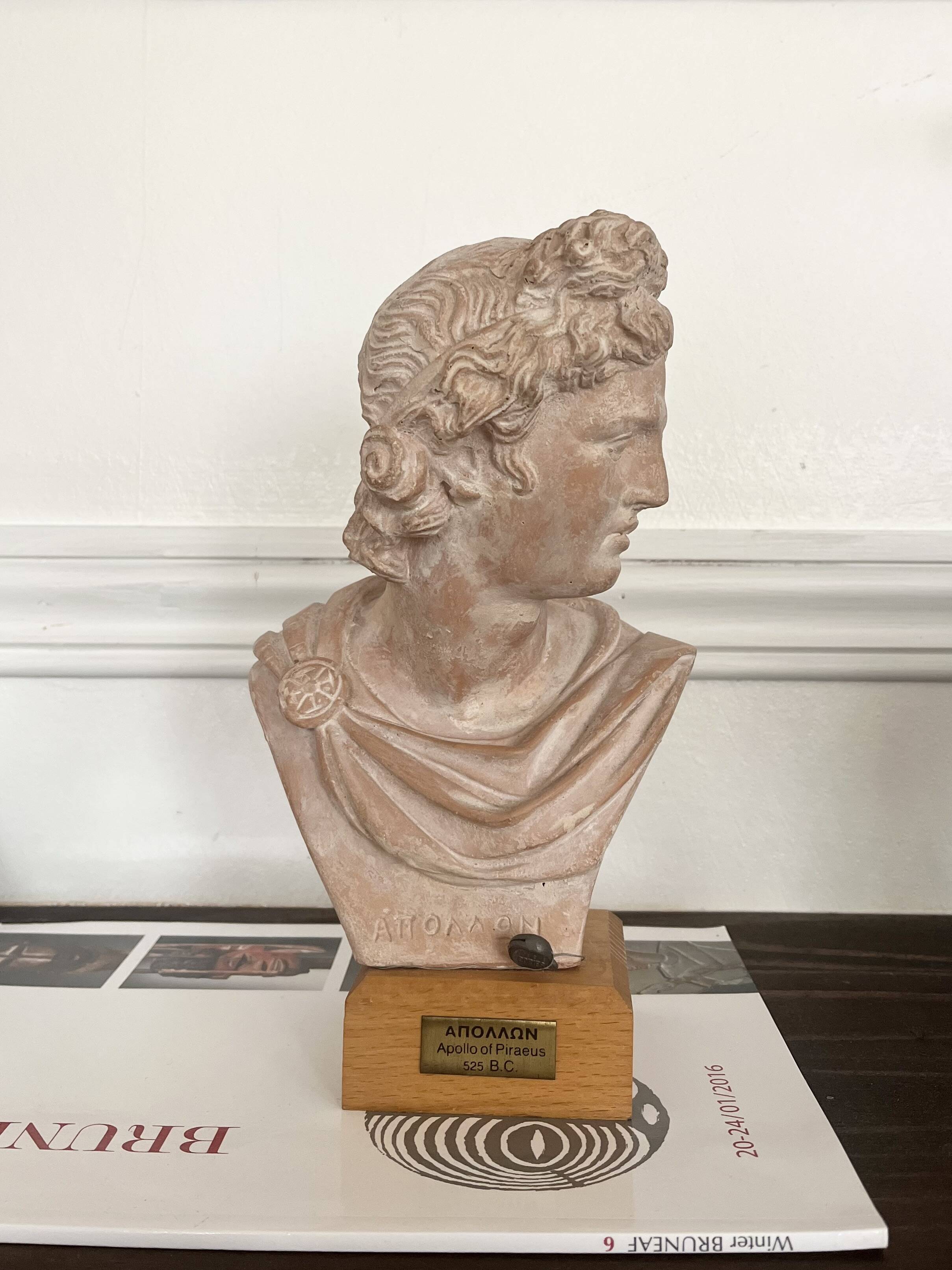 Terracotta bust of Apollo