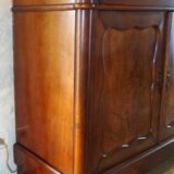 Low antique 19th century mahogany buffet