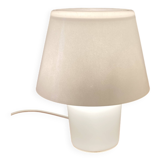 Lampe de table en verre Ikea Gavik vintage années 90