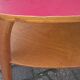 Table de salon tripode double plateaux Hugues Steiner Bow Wood