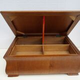 Old wooden storage box