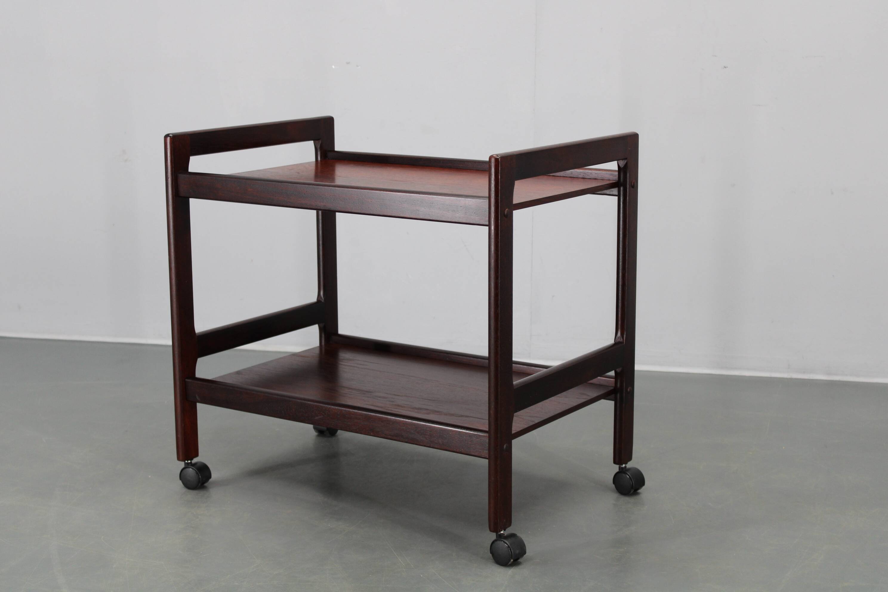 1970s Scandinavian teak serving cart by Brdr Furbo Spøttrup