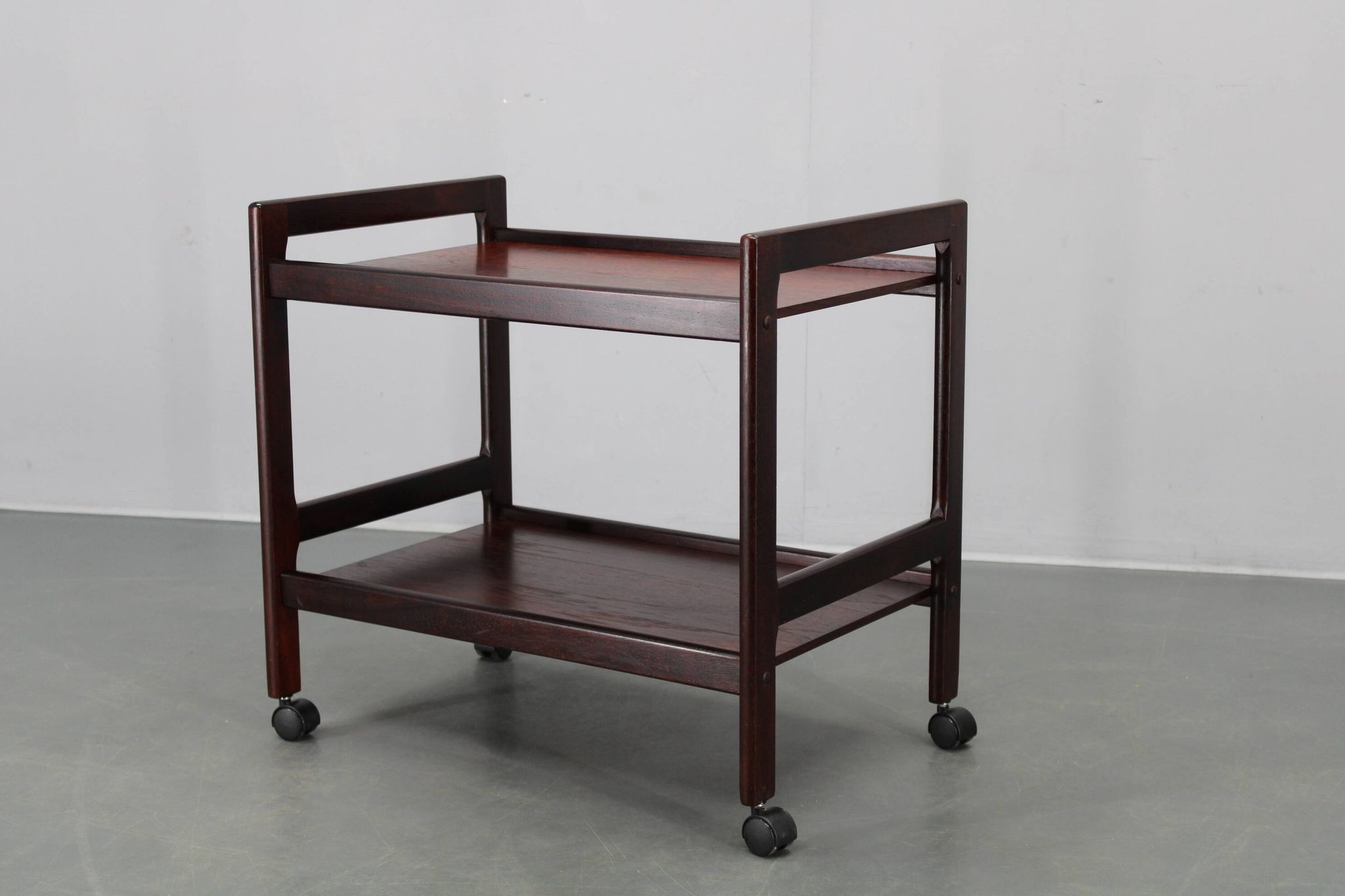 1970s Scandinavian teak serving cart by Brdr Furbo Spøttrup