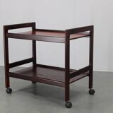 1970s Scandinavian teak serving cart by Brdr Furbo Spøttrup