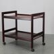 1970s Scandinavian teak serving cart by Brdr Furbo Spøttrup