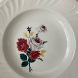Vintage-Set of 14 soup plates-floral pattern