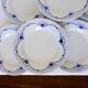 6 dessert plates from Gien, Pervenche model 2106184