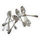 Twelve-piece silver-plated cutlery set