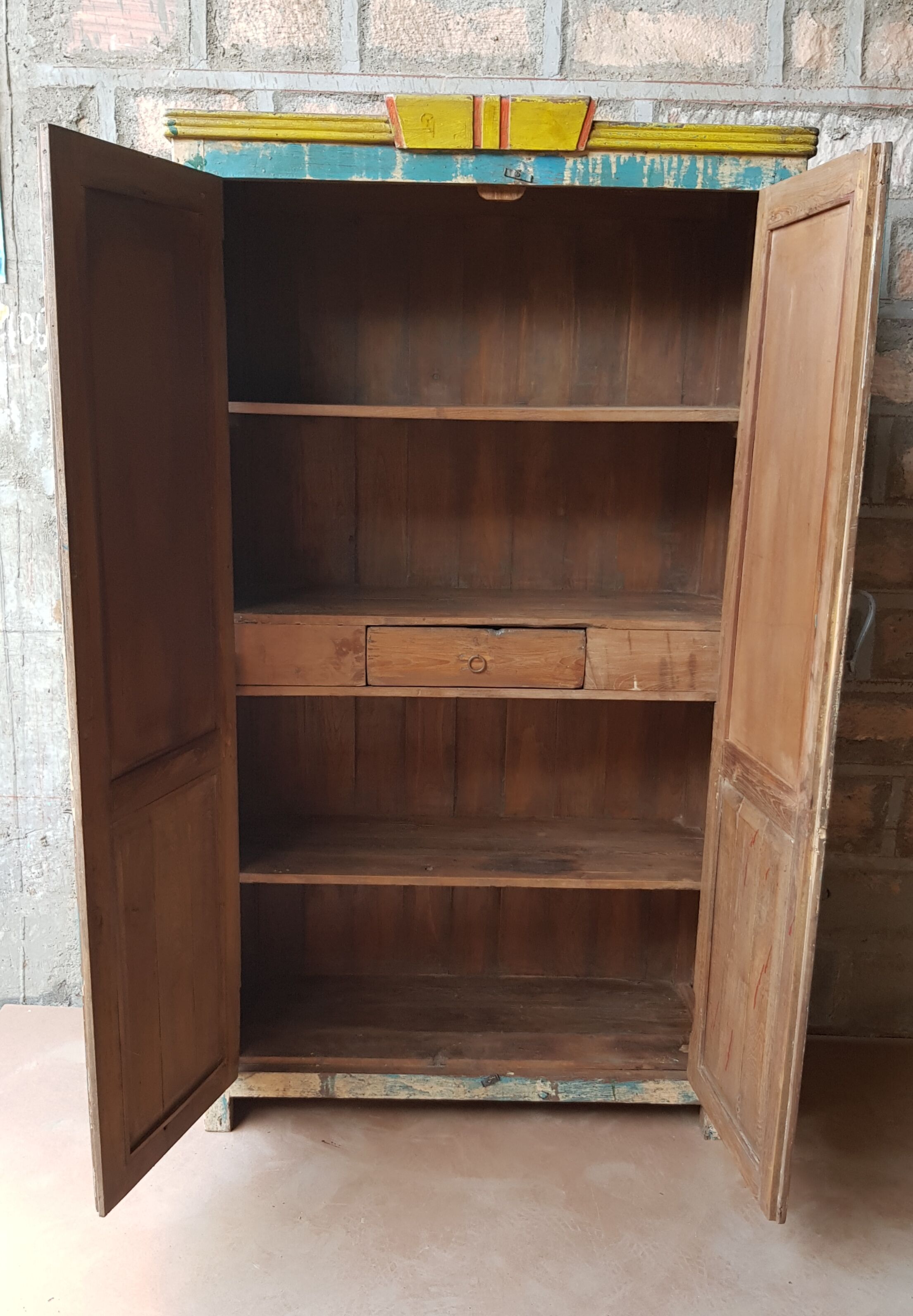 Burmese teak cupboard cabinet