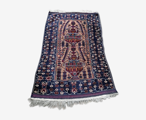 Ancien tapis oriental début du XXème siècle 140 x 89cm