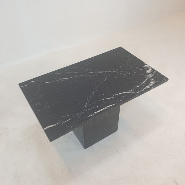 Table basse en marbre italien, années 1980