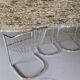Set of 4 Armchairs, Chrome-Plated Metal – 1970