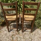 Straw chairs