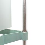 Storage furniture in glass and stainless steel 1988 copper