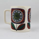 Mug ceramic, Western Germany flower pattern