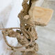 Lampadaire en bois brut