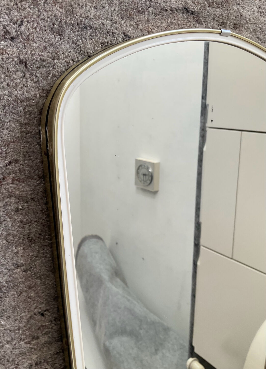 Asymmetrical free-form mirror from the 60s-70s.