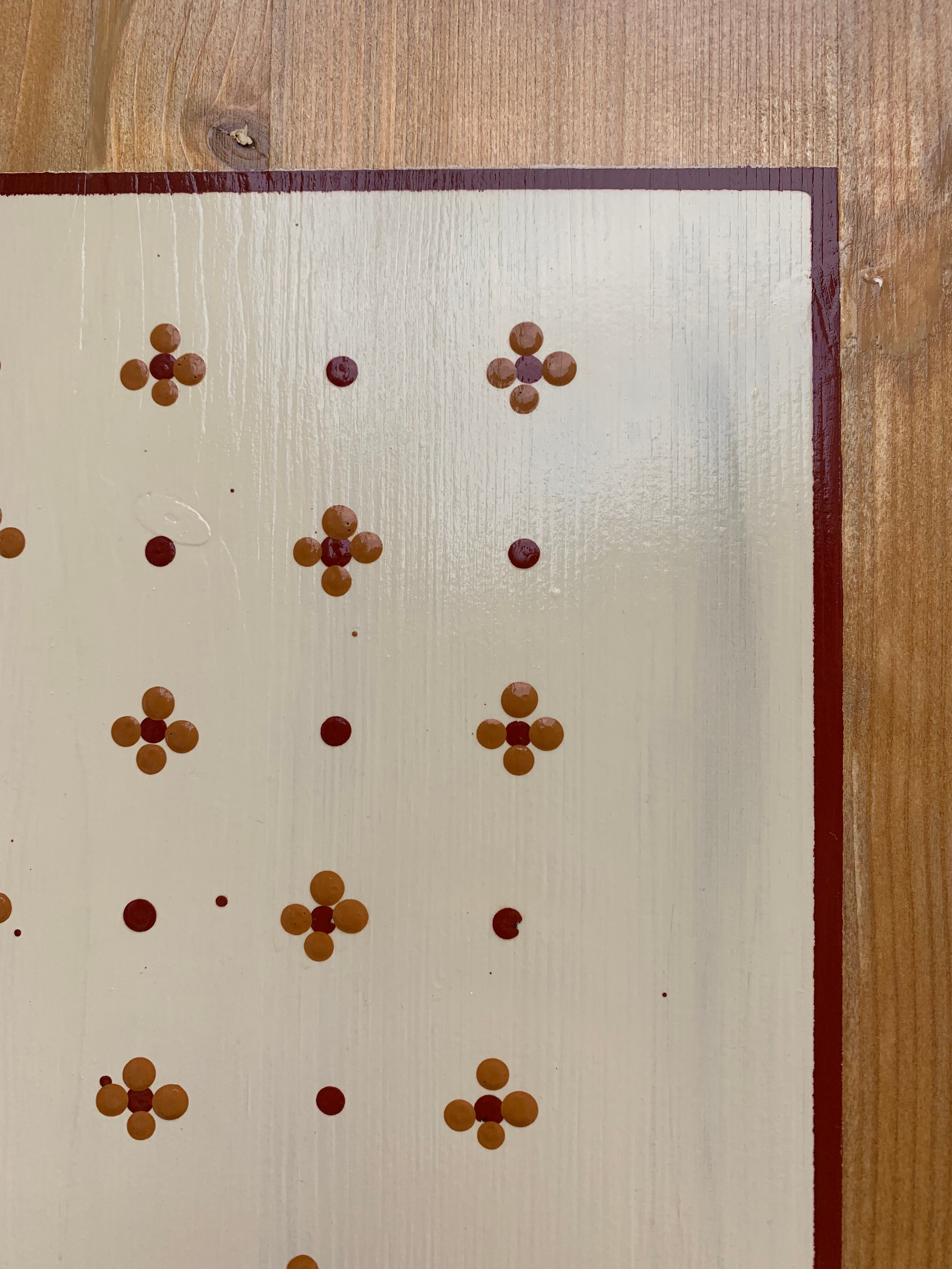 Wardrobe hand painted wardrobe flowers