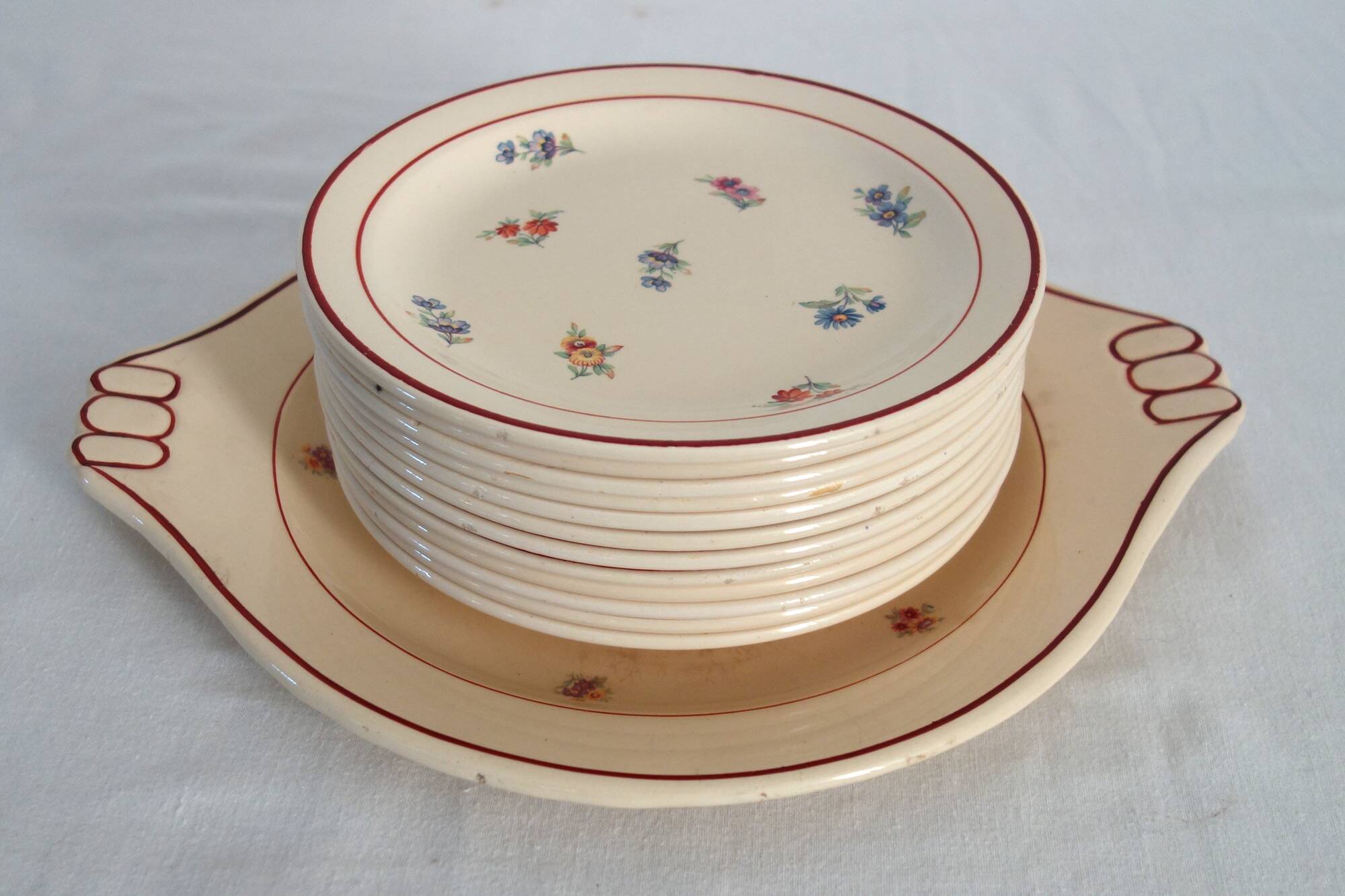 Salins Vintage Dessert Set for 12 People