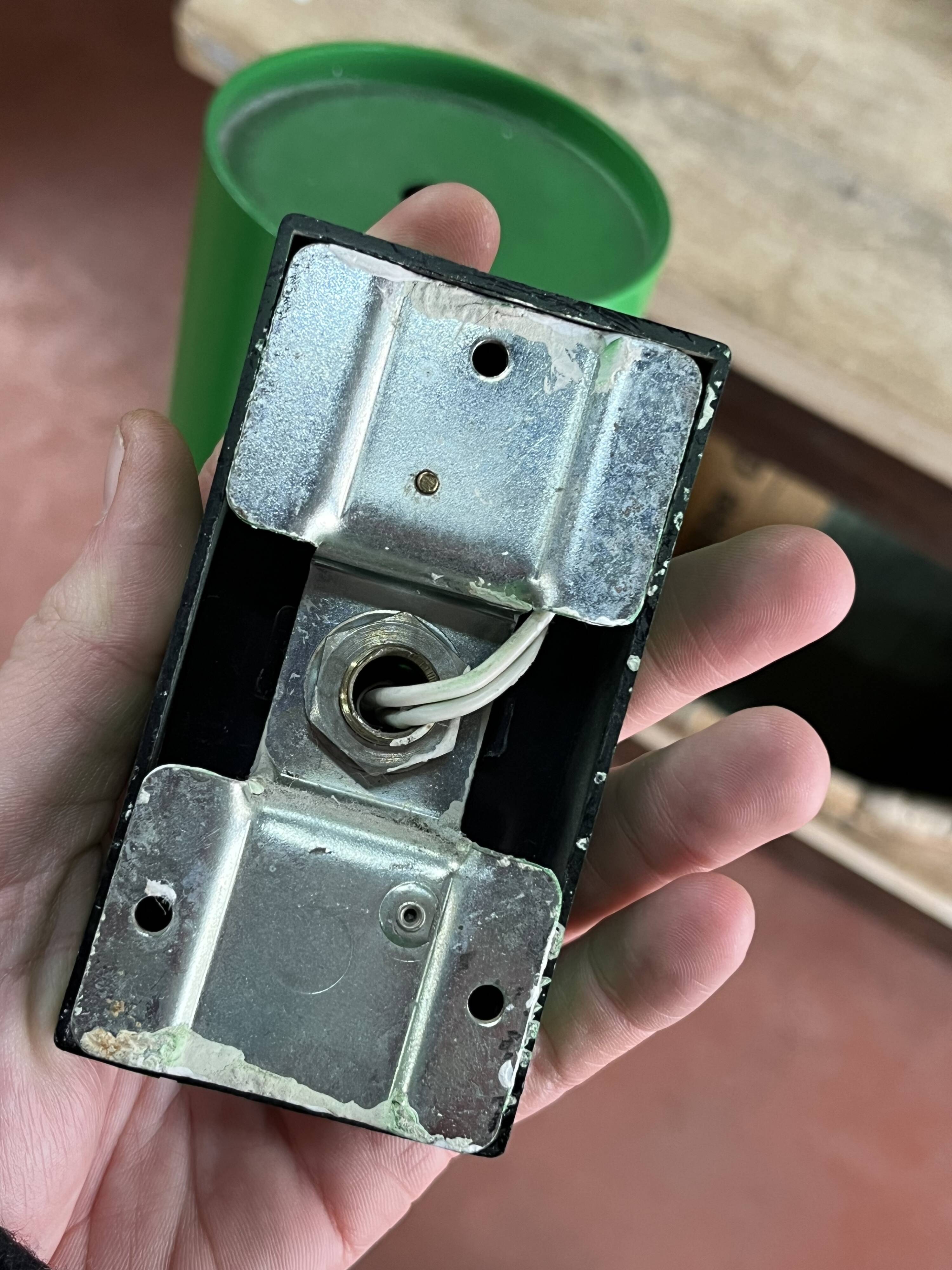 Vintage green wall lights