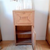 Small solid oak Art Deco sideboard