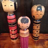 Pack of 3 Japanese Kokeshi