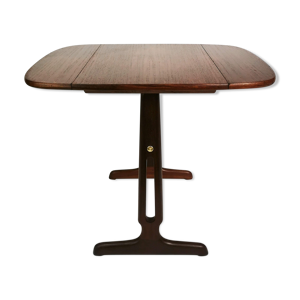 Table extensible en teck et palissandre,