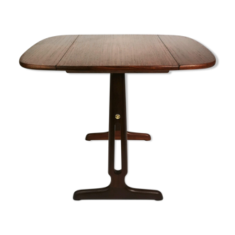 Table extensible en teck et palissandre, Danemark, années 1960