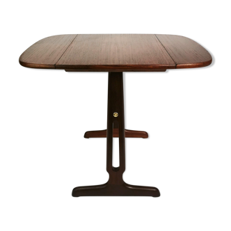 Teak & rosewood extendable table, Denmark, 1960s