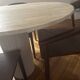 Vends table Beige Avenue travertin avec ou sans  2 fauteuils et 4 chaises