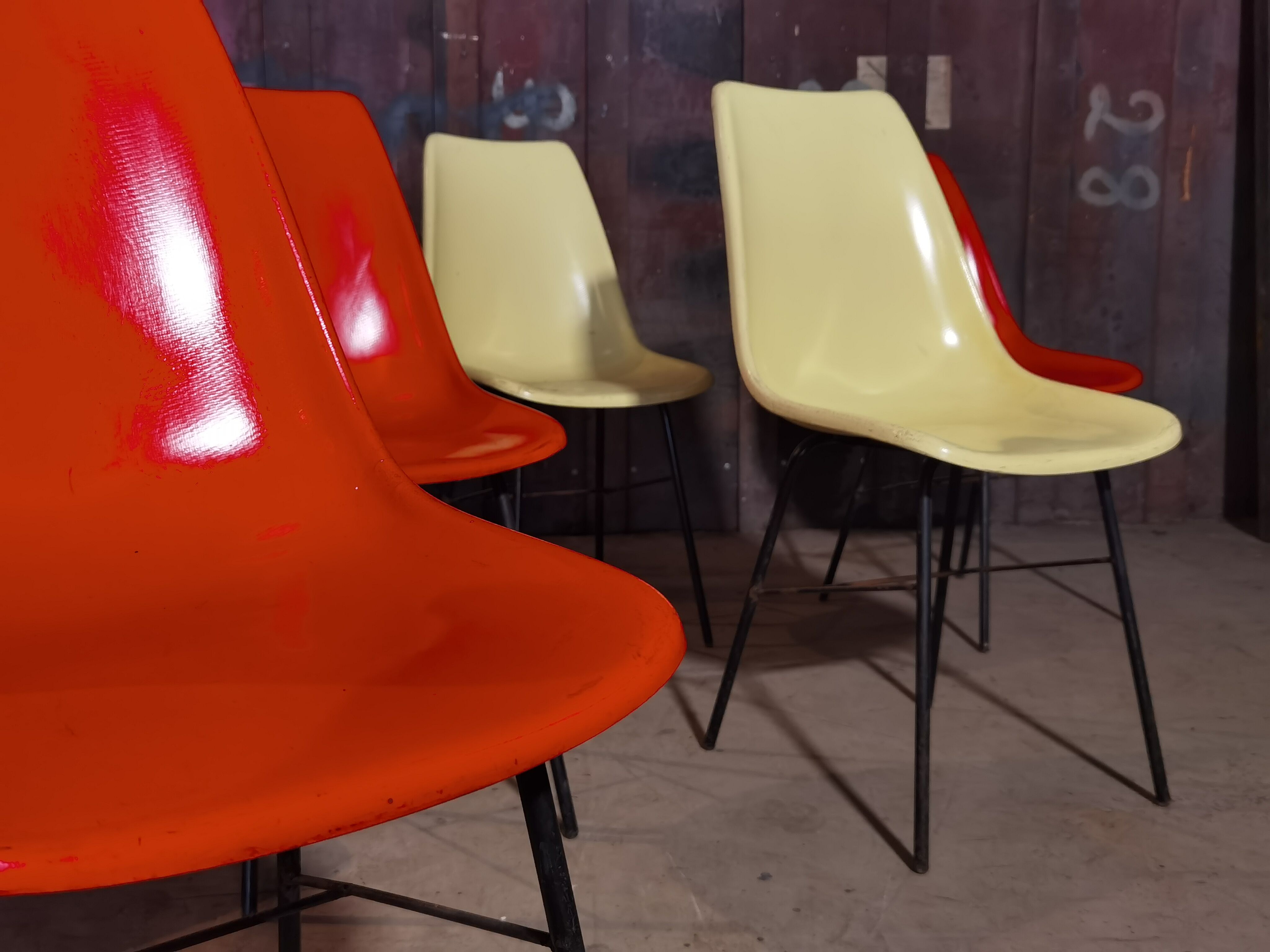 Lot de 8 chaises par Miroslav Navràtil pour Vertex