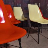 Set of 8 chairs by Miroslav Navràtil for Vertex