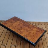 Elm magnifying glass coffee table