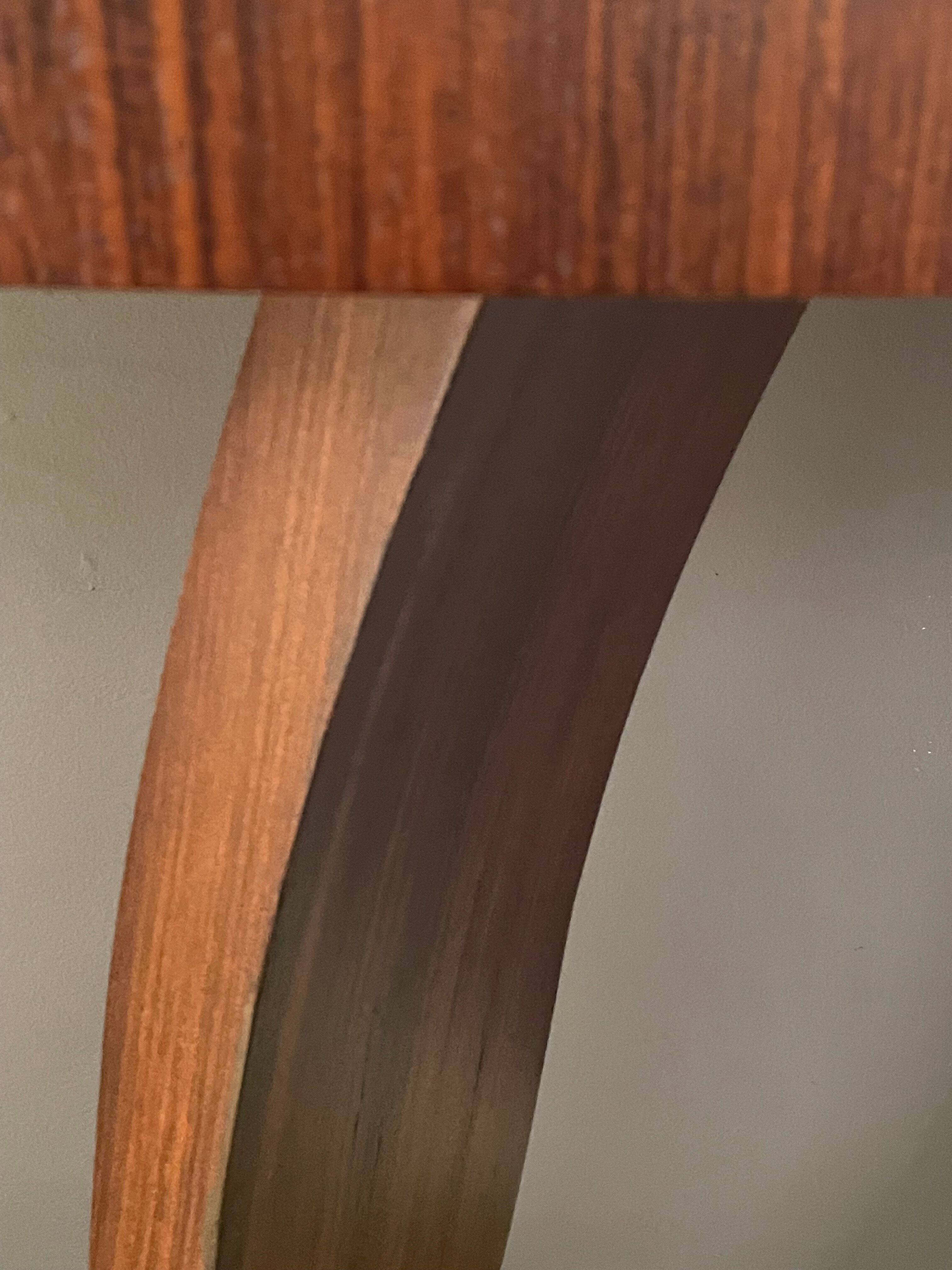 Art Deco console in rosewood
