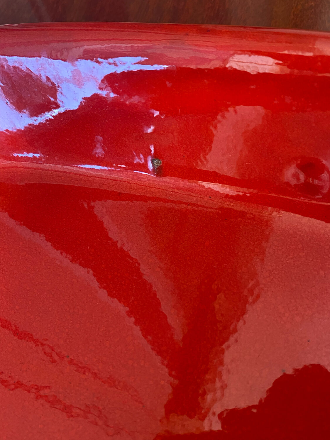 Ceramic "red" robert picault vintage vallauris 50/60