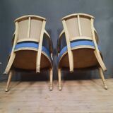 Pair of Directoire style armchairs