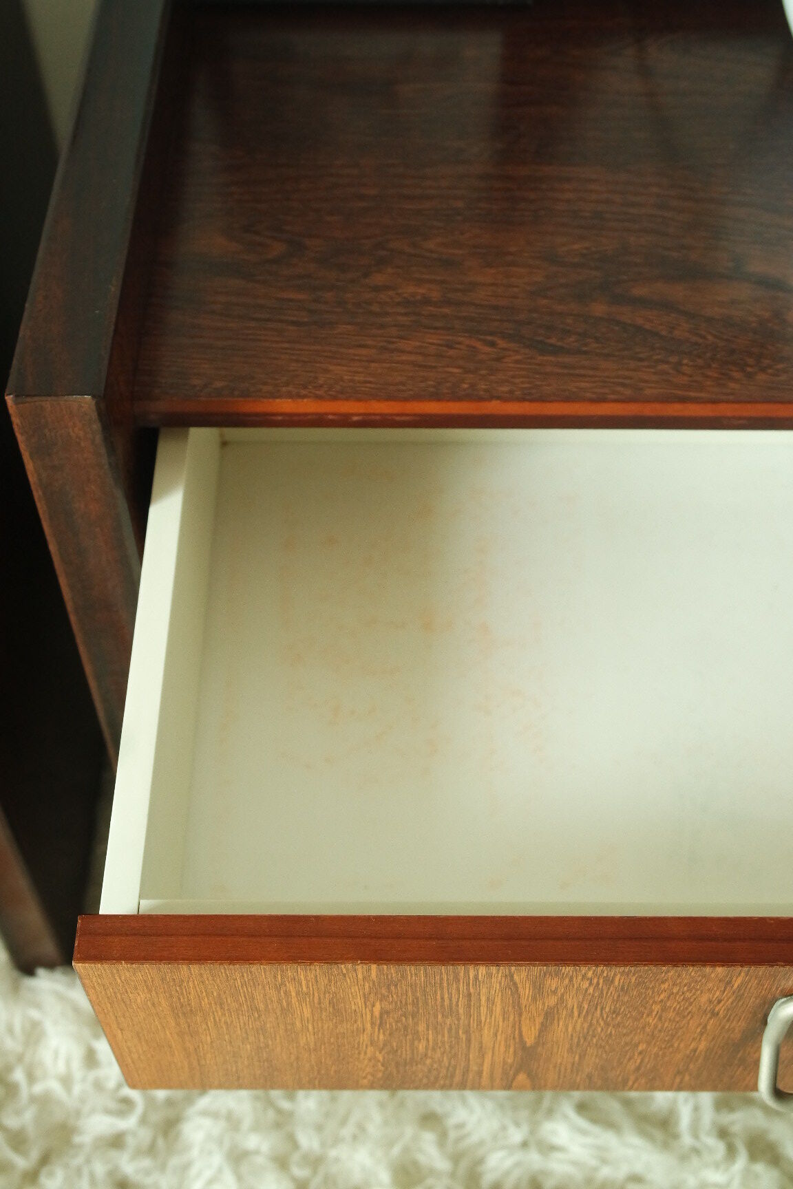 Pair of vintage vintage wood retro bedsides