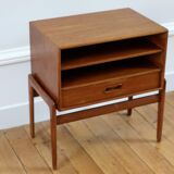 Arne Vodder Vintage Scandinavian Teak Bedside Table