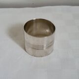 Rond de Serviette en Métal Argenté