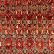Tapis Abadeh vintage traditionnel 250x169 cm, tapis oriental fait main.