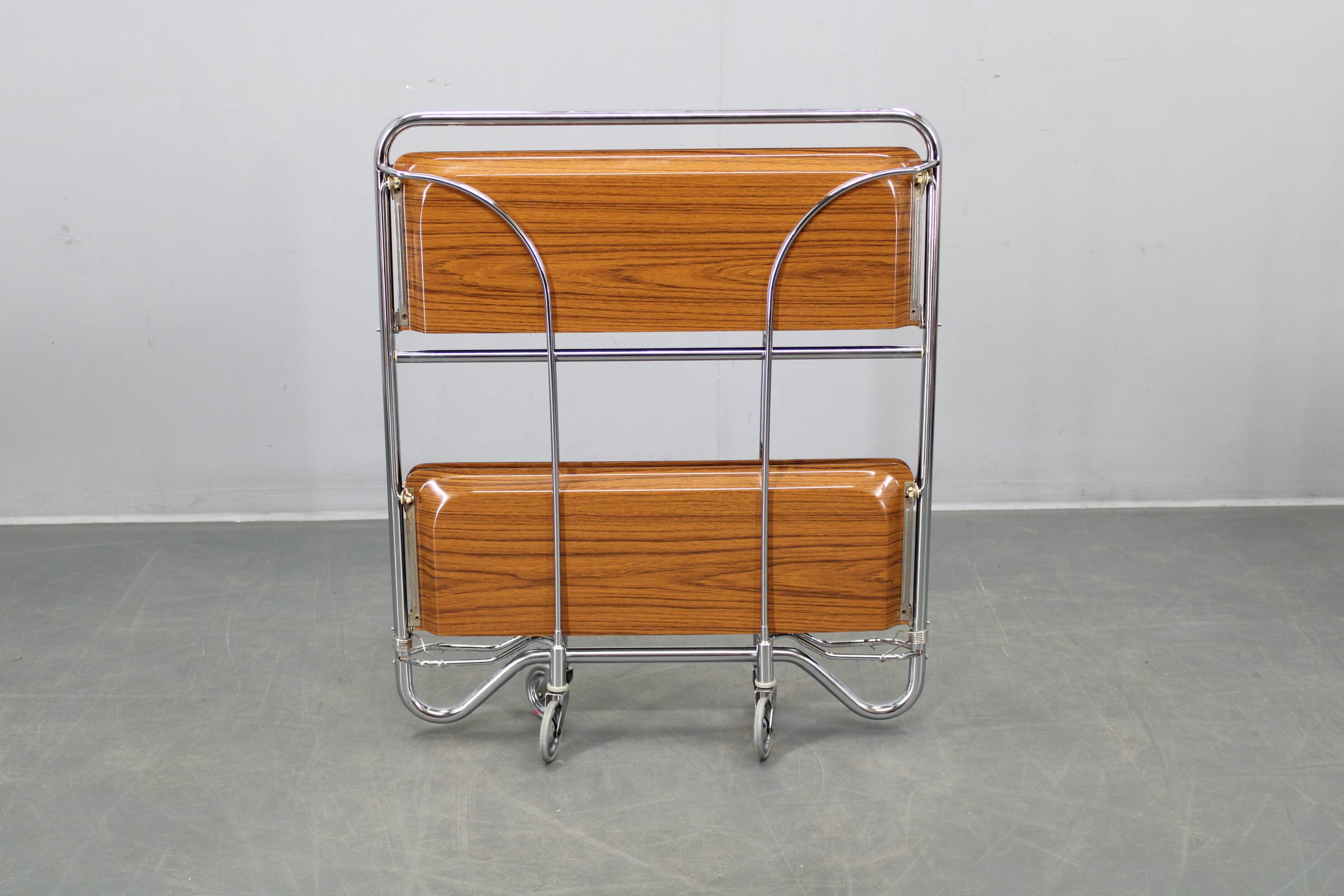 Mid-century folding serving cart, Italy, 1970s