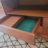Scandinavian design sideboard in vintage teak