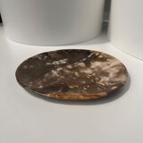 Dish in petrified wood