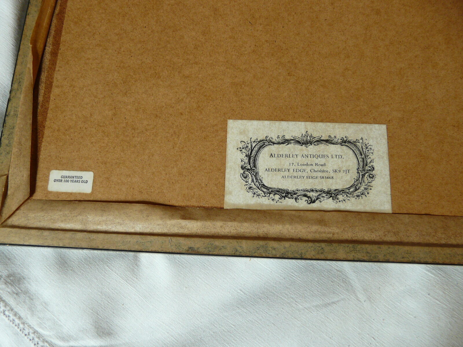 Old English engraving County Cheshire