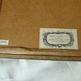 Gravure anglaise ancienne comté cheshire