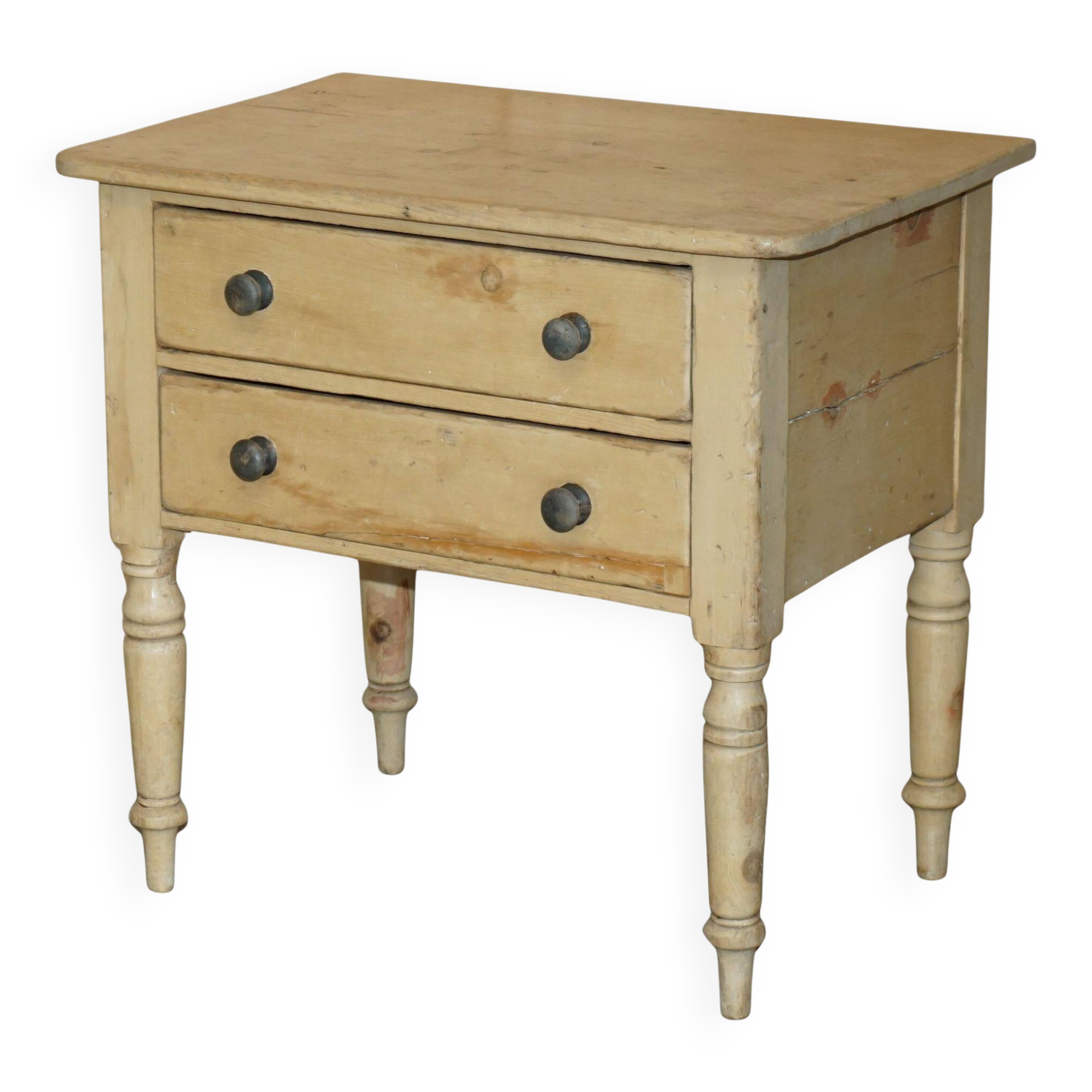 Georgian Governess Drawers Circa 1800 Pine Sideboard