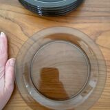 Set of 6 Vereco dessert plates