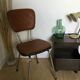 Vintage chrome and skai chairs